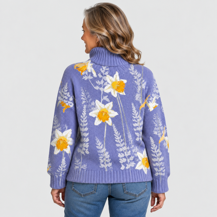 FILIPA | PULL TRICOTÉ ARTISTIQUE