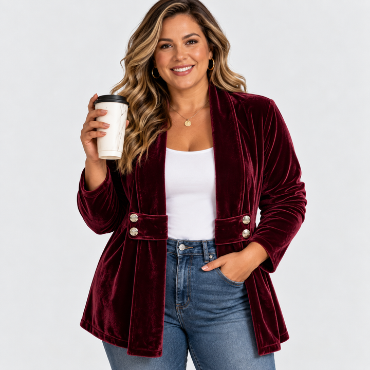 LIVIA | CARDIGAN EN VELOURS