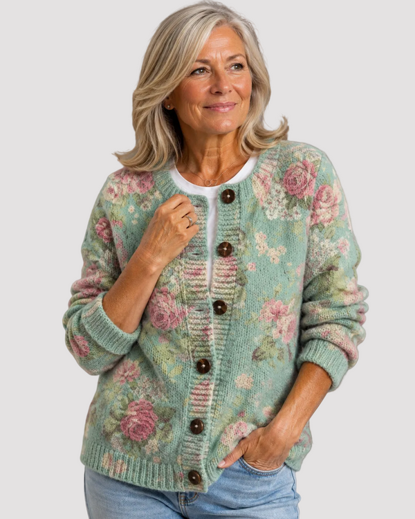 MILA | CARDIGAN FLEURI D'AUTOMNE