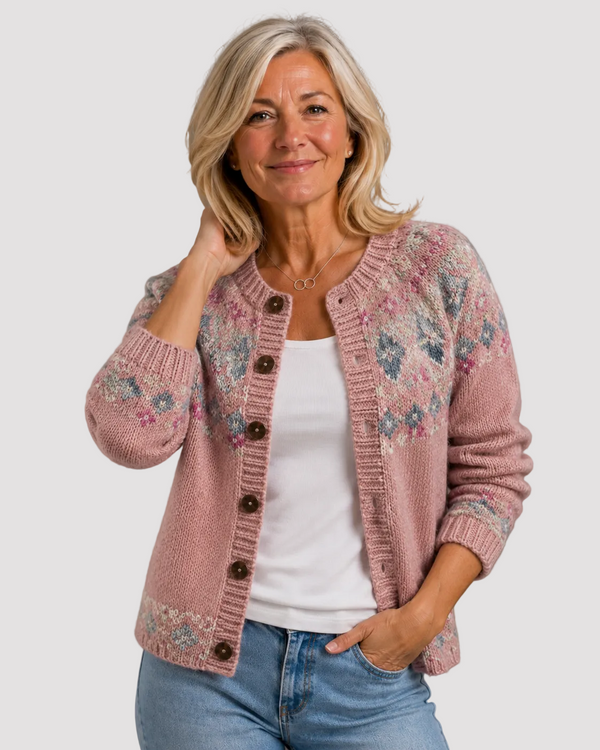 MIA | CARDIGAN FLEURI D'AUTOMNE