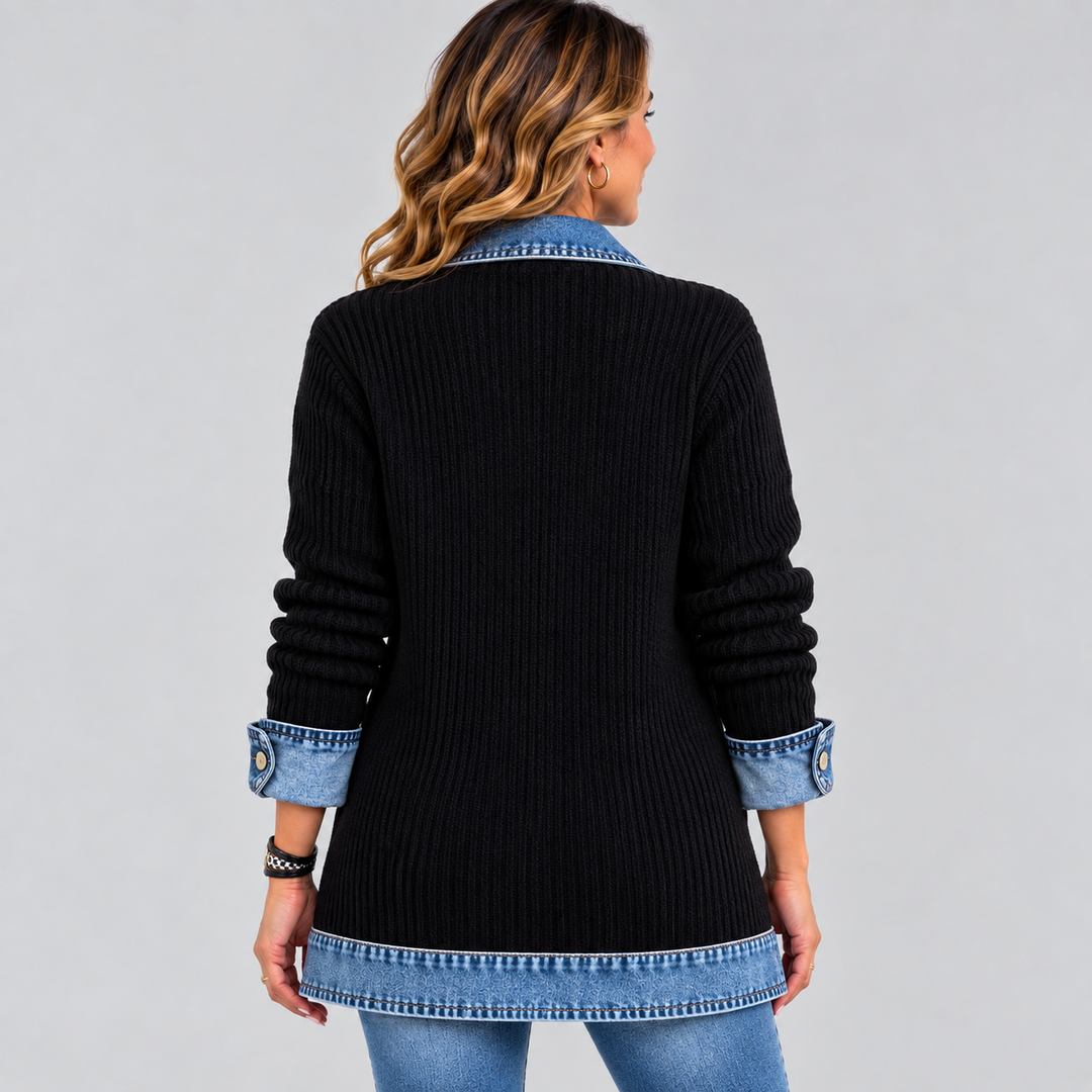 CELINE | VESTE AJUSTÉE À DÉTAILS CONTRASTÉS