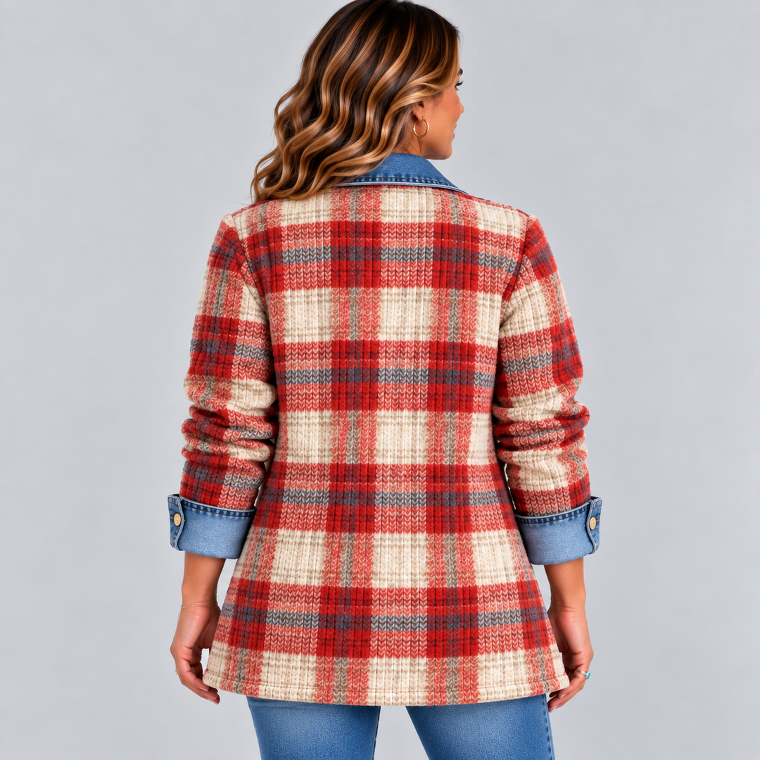 HAILEY | VESTE EN JEAN PATCHWORK VINTAGE