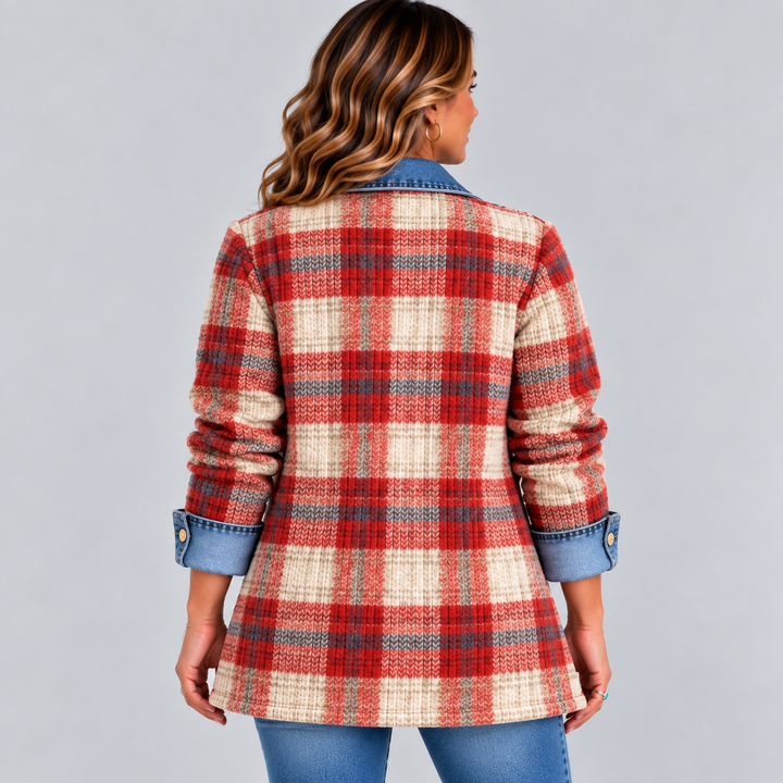 HAILEY | VESTE EN JEAN PATCHWORK VINTAGE