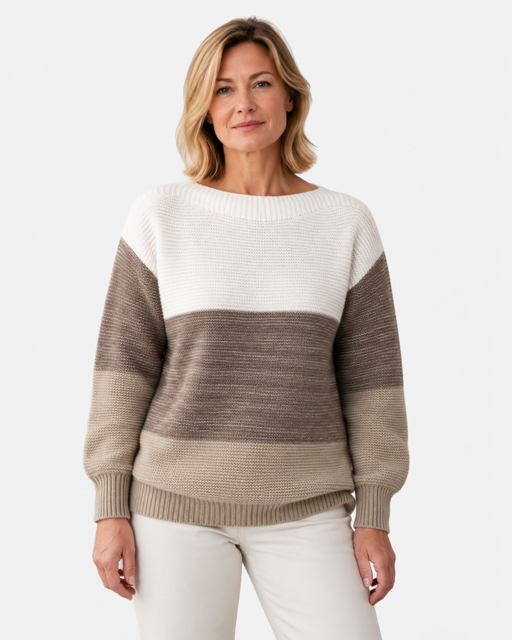 SERENA | PULL DÉGRADÉ DOUX COUPE CONFORTABLE