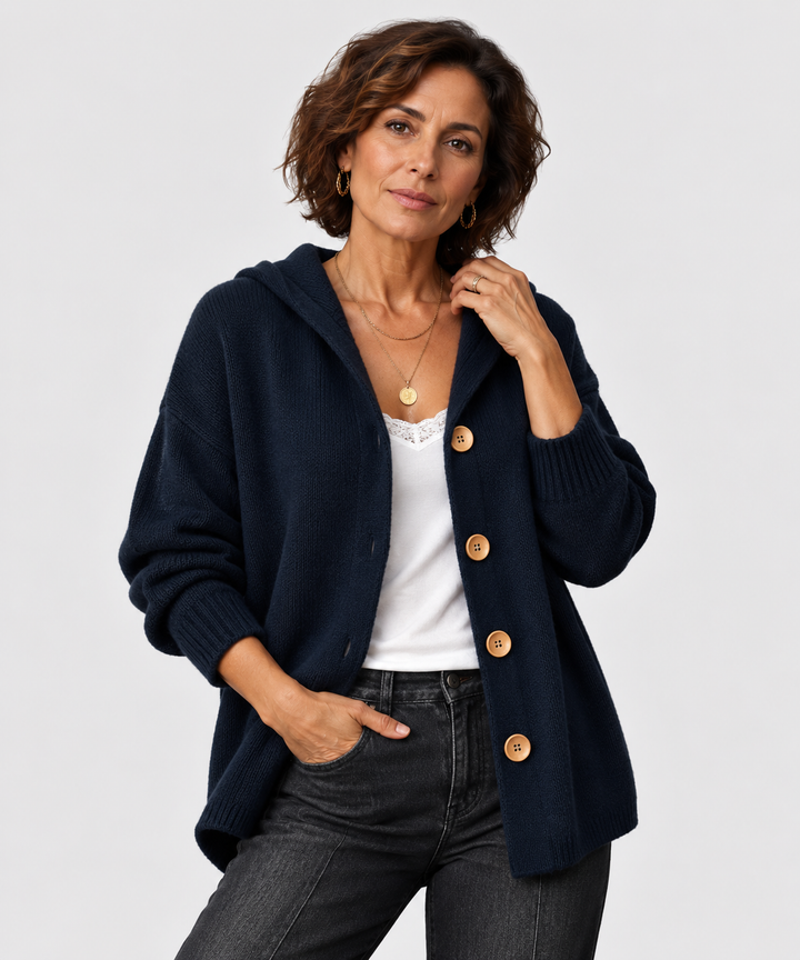 JULIETTE | PULL CONFORT BLEU MARINE