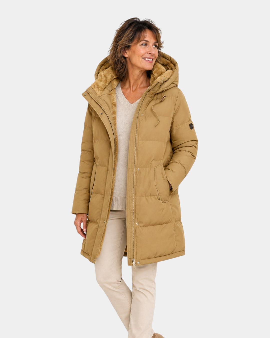 ANAÉLISSE | MANTEAU HIVER À CAPUCHE