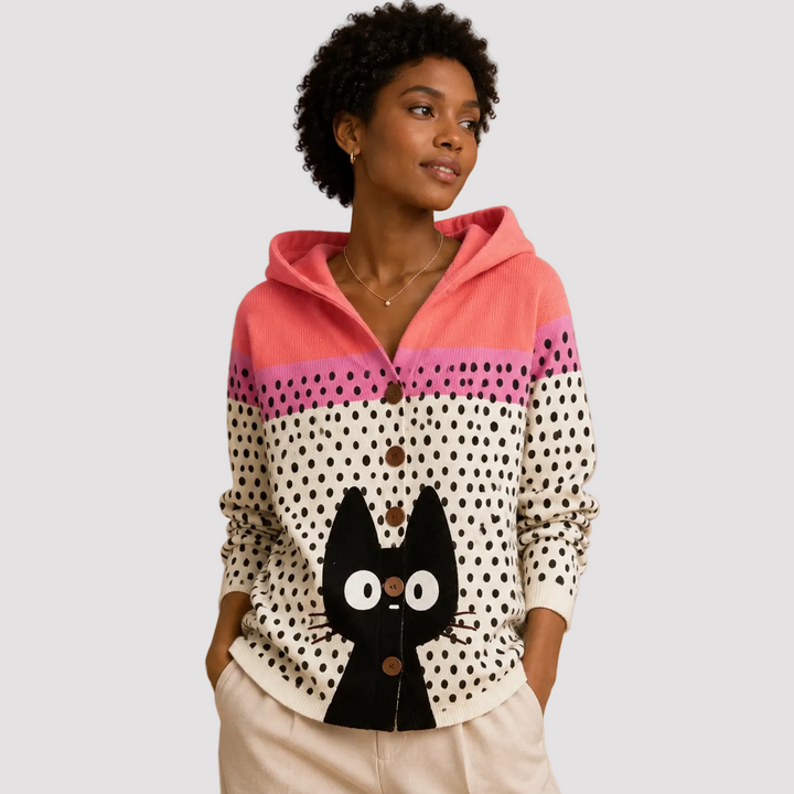 OONA | CARDIGAN TRICOTÉ CONFORT