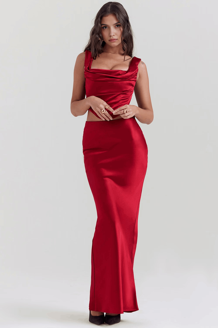Christina | Élégante robe à fente sur la jambe
