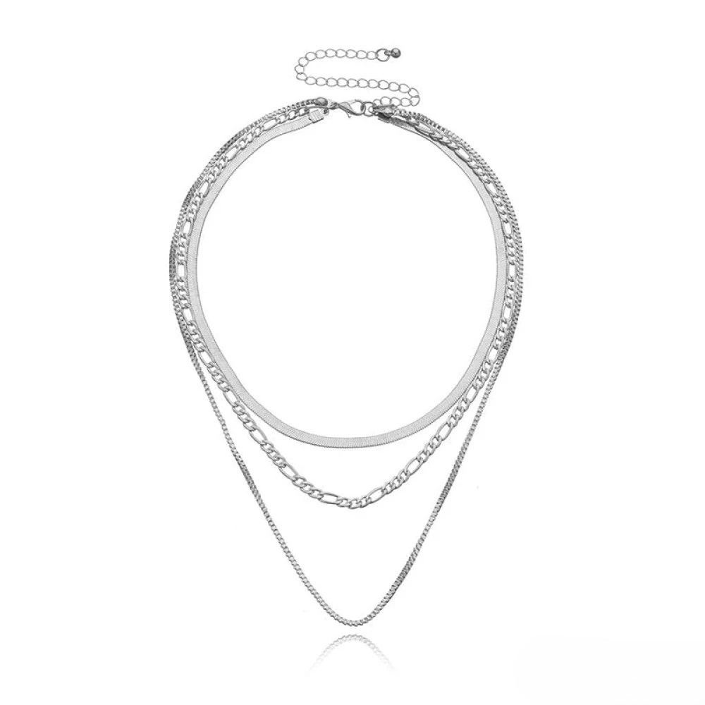 Collier vintage à 3 rangs