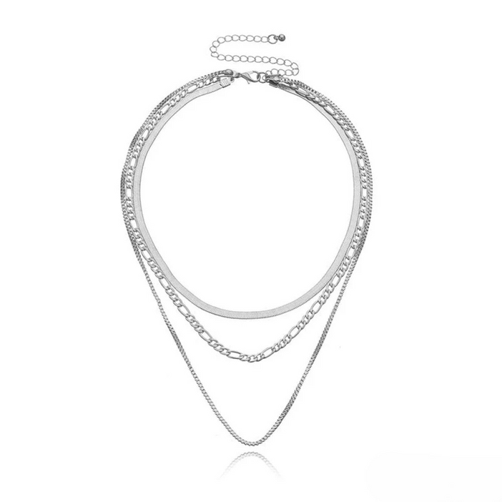 Collier vintage à 3 rangs