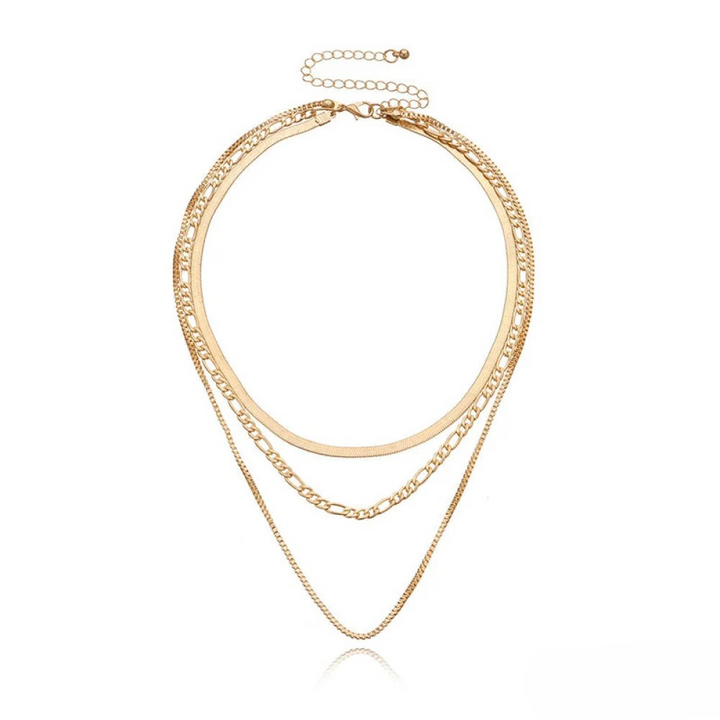 Collier vintage à 3 rangs