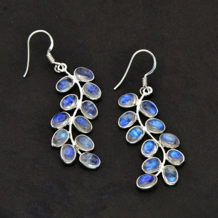 Boucles d'oreilles pierre de lune