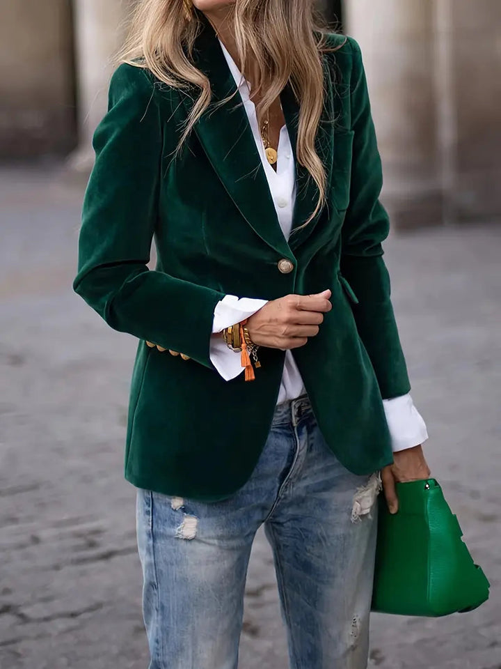 Blazer pour femme à boutons et poches