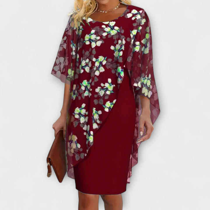 Lyanna - Robe en mousseline florale pour femme