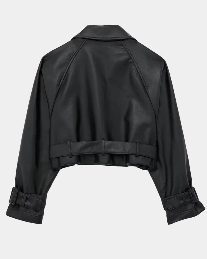 AIGLINE | TRENCH COURT SIMILI CUIR