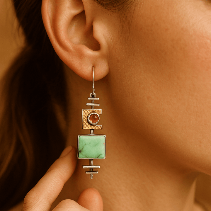 Boucles d'oreilles pendantes éthiques