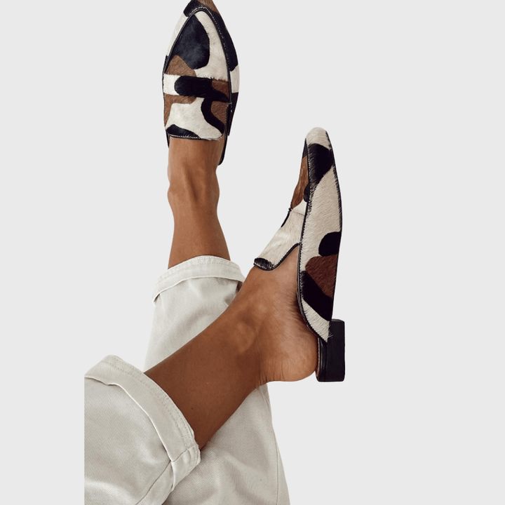 LIORA | MOCASSINS À MOTIF ABSTRAIT