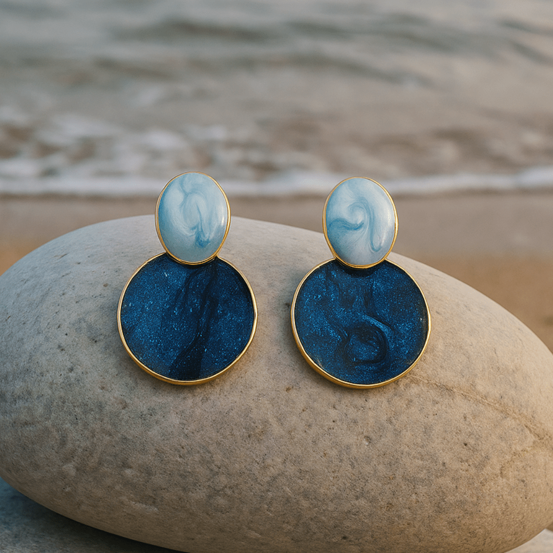 Boucles d’oreilles étoiles et fonds marins