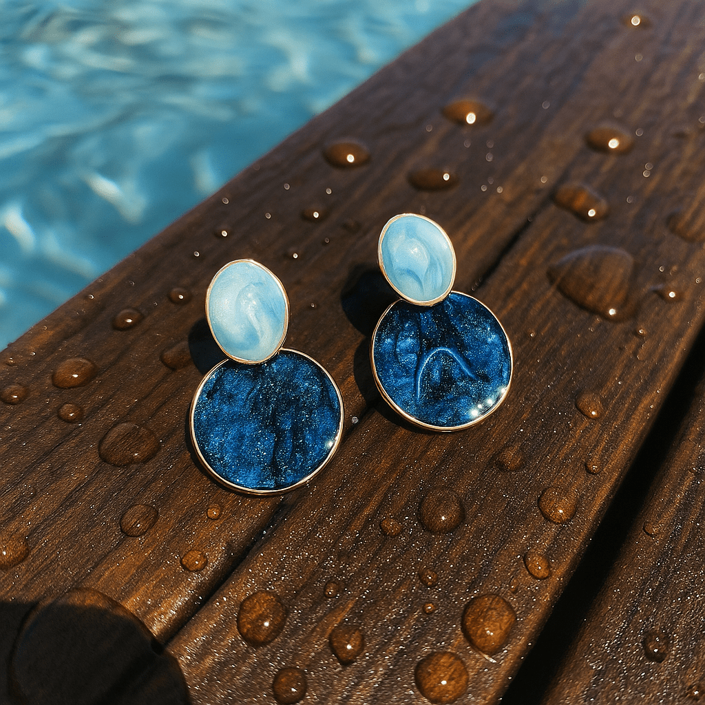 Boucles d’oreilles étoiles et fonds marins