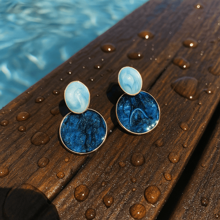 Boucles d’oreilles étoiles et fonds marins