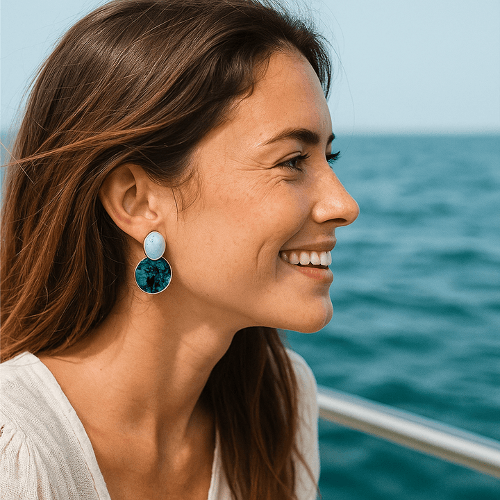 Boucles d’oreilles étoiles et fonds marins