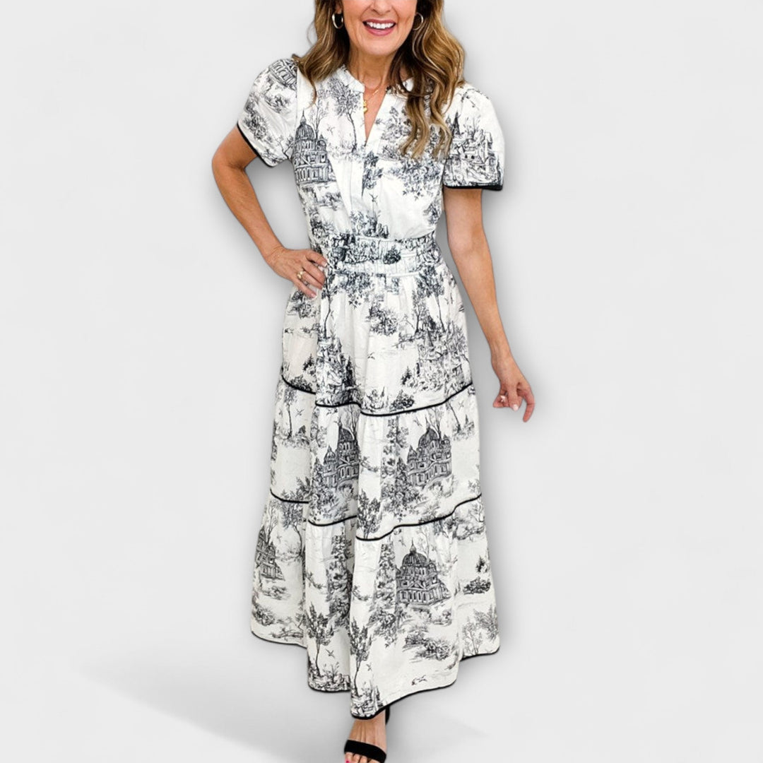 Eliza | Robe maxi toile intemporelle