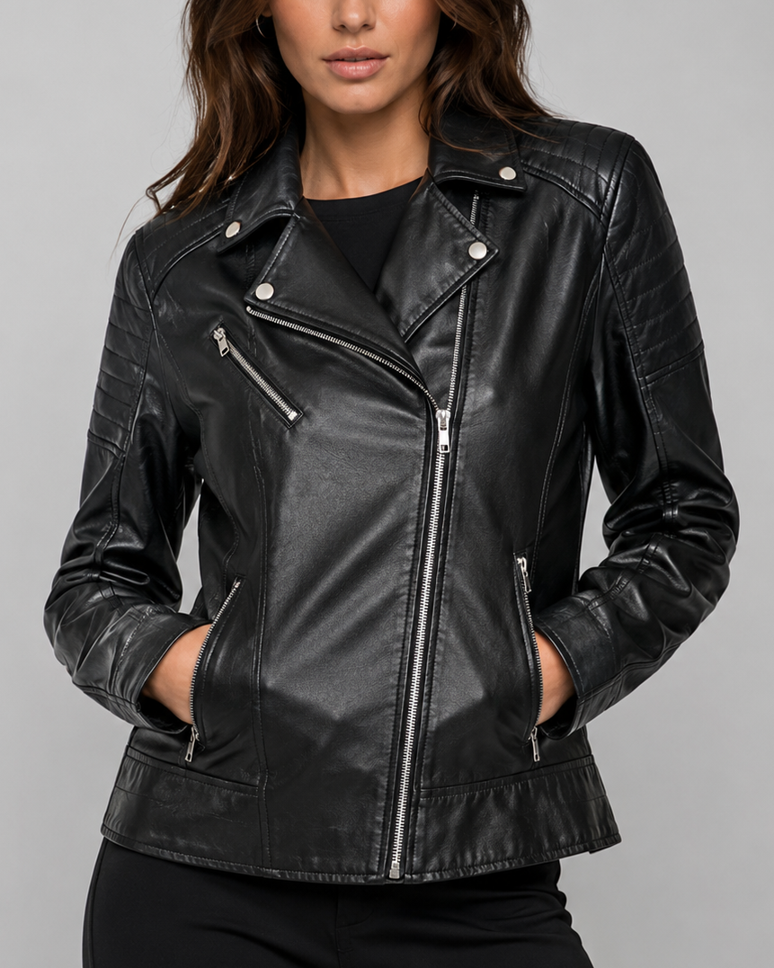 CAPUCINE | VESTE EN SIMILICUIR