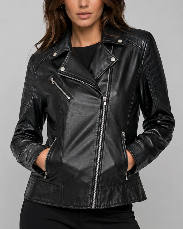 CAPUCINE | VESTE EN SIMILICUIR