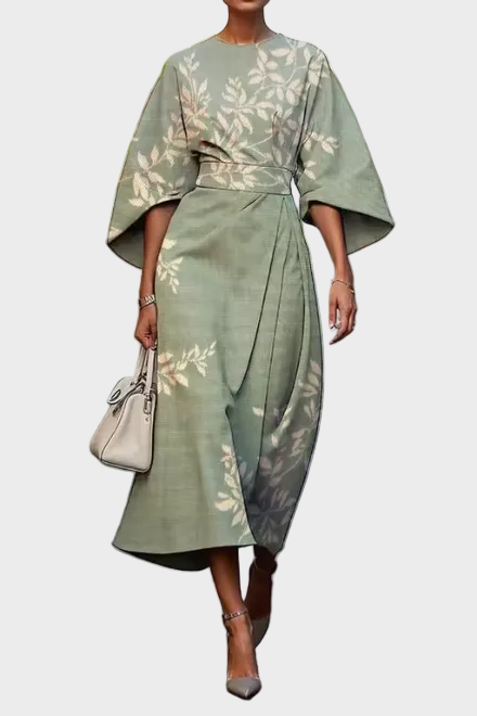 Moxlan | Robe aérienne à délicat imprimé floral