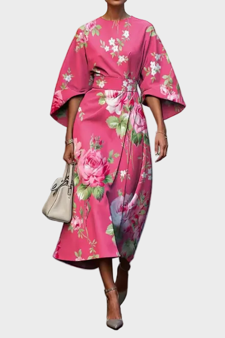 Moxlan | Robe aérienne à délicat imprimé floral