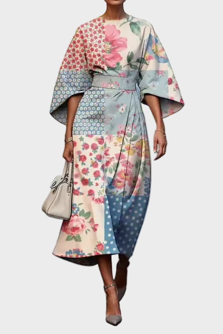 Moxlan | Robe aérienne à délicat imprimé floral