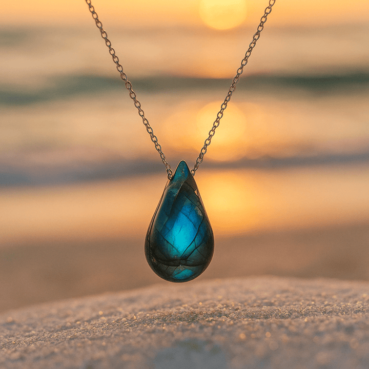 Collier en labradorite