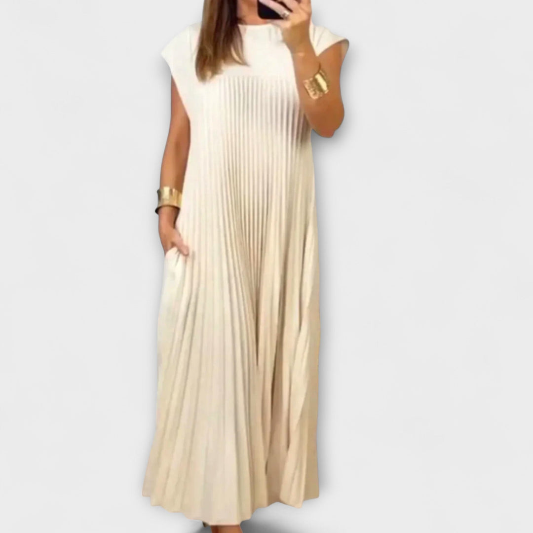Zairelle | Élégante robe plissée