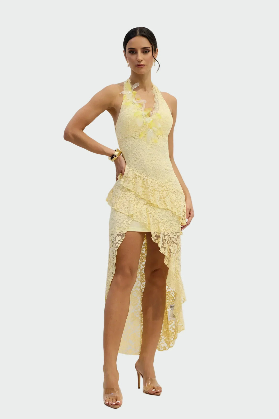 Veronika | Élégante mini robe à fines bretelles