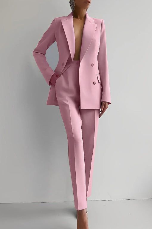 Anja | Ensemble blazer bleu foncé