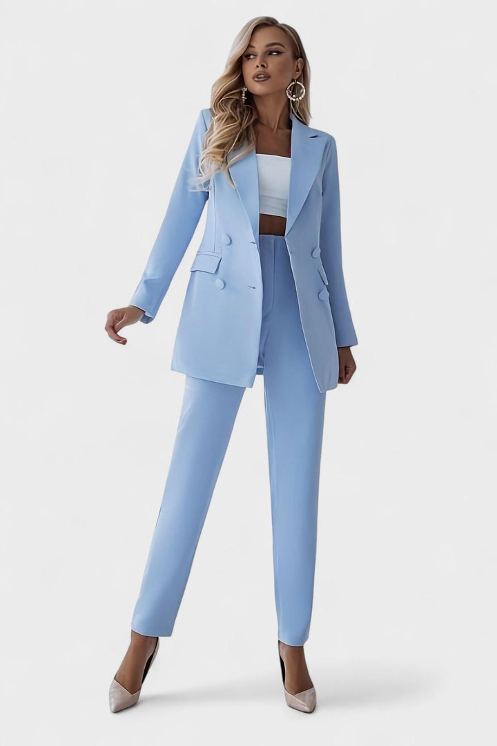 Anja | Ensemble blazer bleu foncé