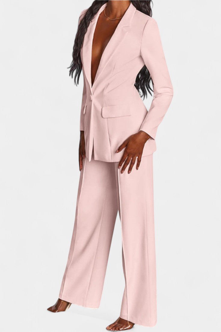 Seraina | Ensemble rose au style affirmé