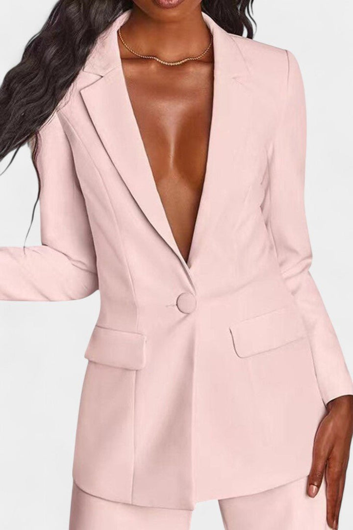 Seraina | Ensemble rose au style affirmé