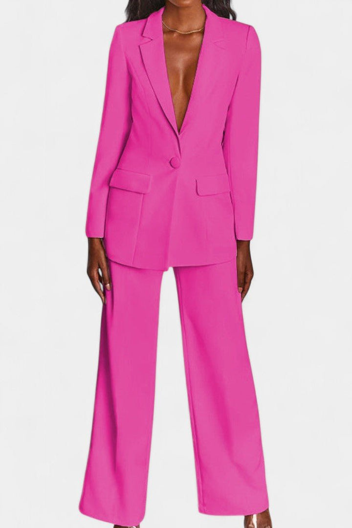 Seraina | Ensemble rose au style affirmé