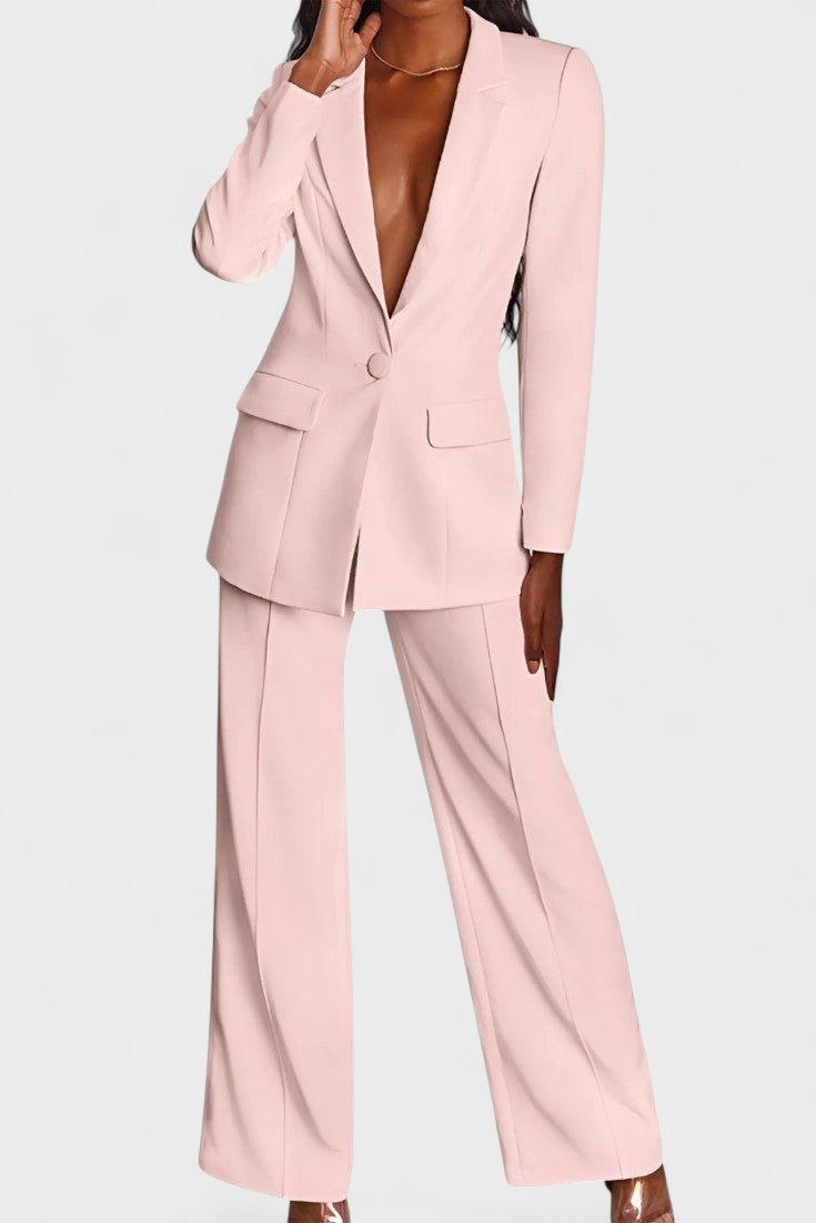 Seraina | Ensemble rose au style affirmé
