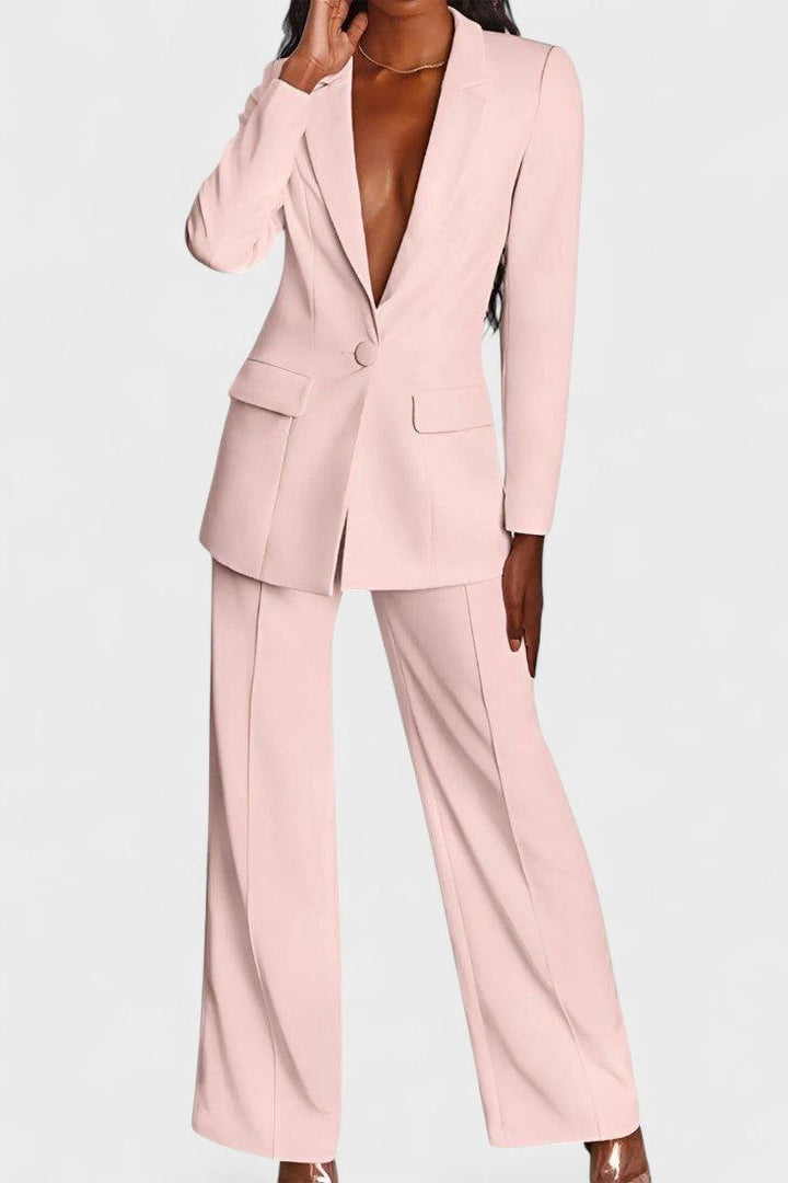 Seraina | Ensemble rose au style affirmé