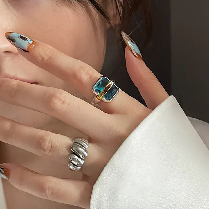 Bague bleue