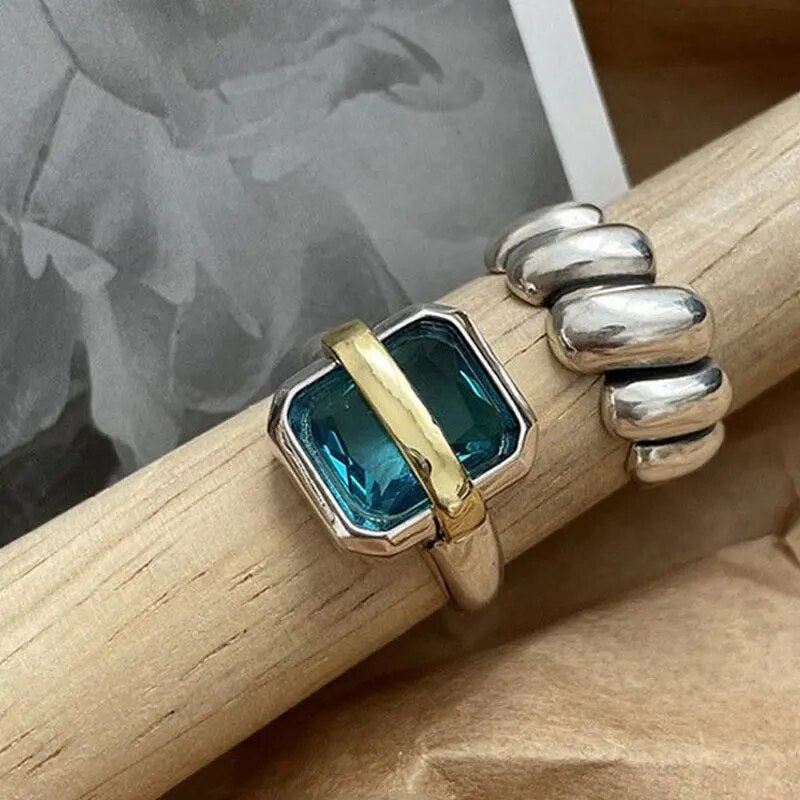Bague bleue