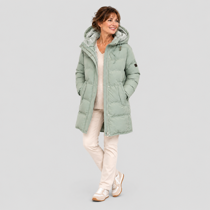 ANAÉLISSE | MANTEAU HIVER À CAPUCHE