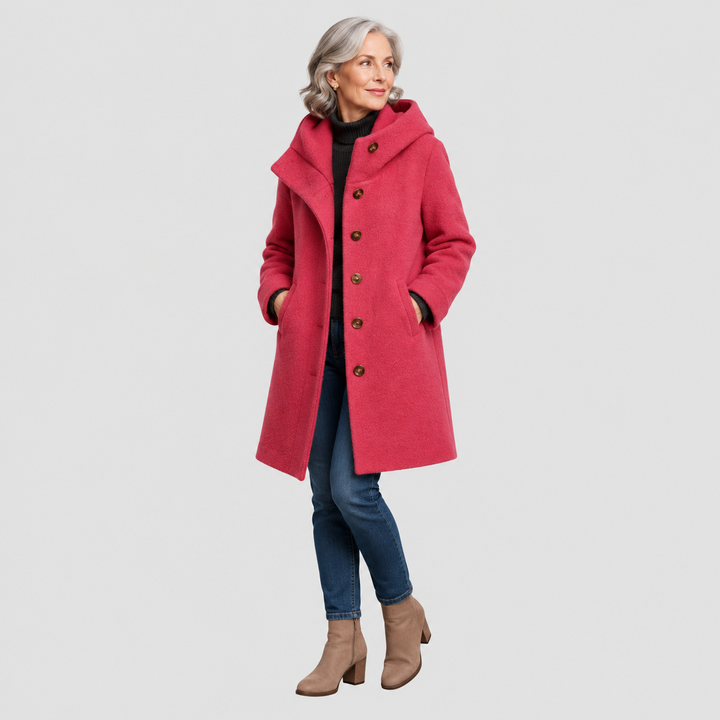 MANTEAU MI-LONG CONFORTABLE DU QUOTIDIEN