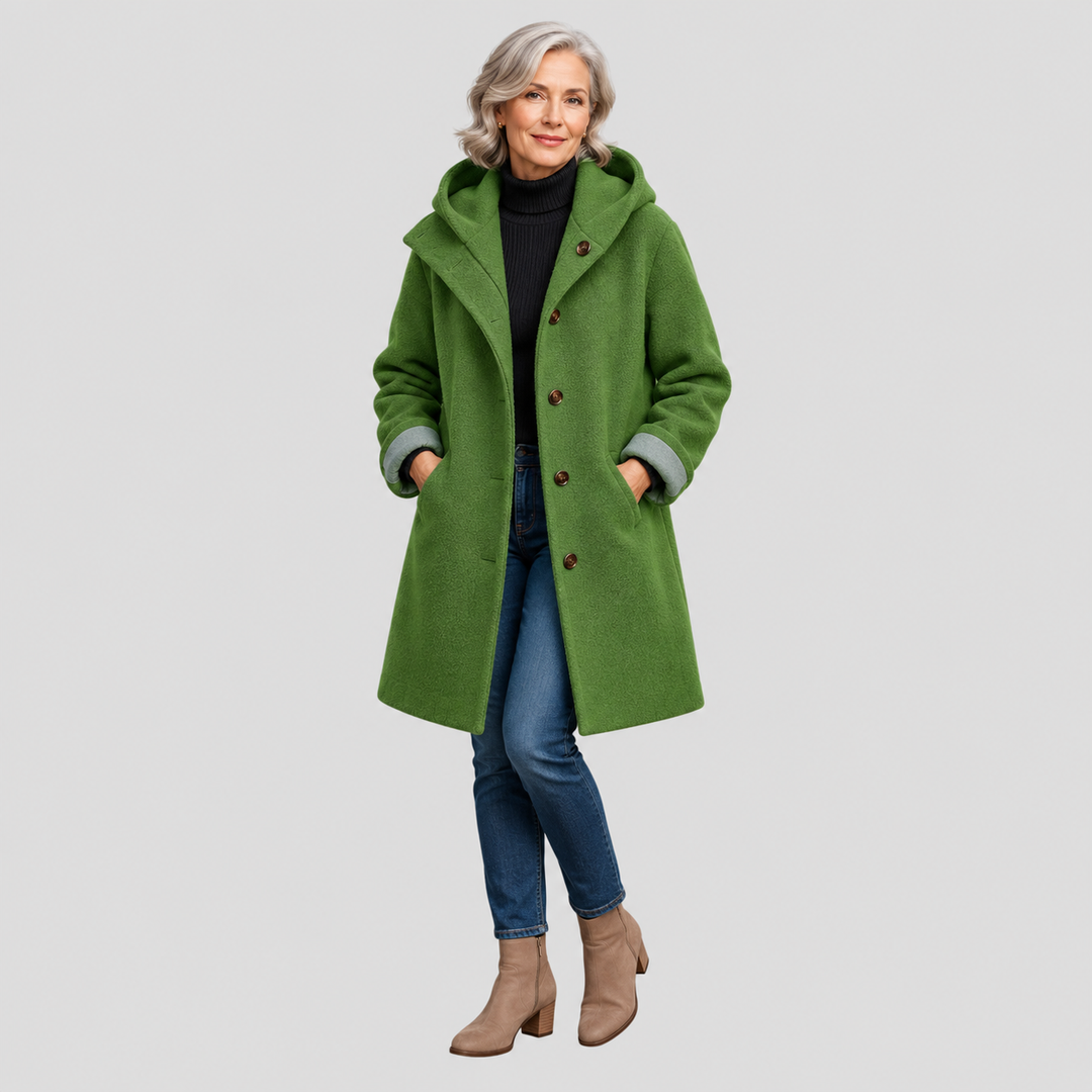 MANTEAU MI-LONG CONFORTABLE DU QUOTIDIEN