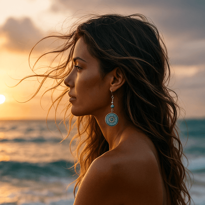 Boucles d'oreilles Œil de mer