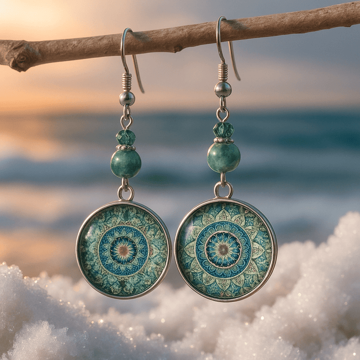 Boucles d'oreilles Œil de mer
