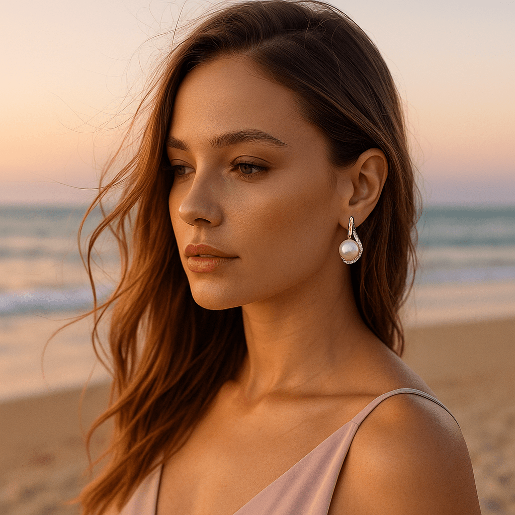 Boucles d’oreilles à perles