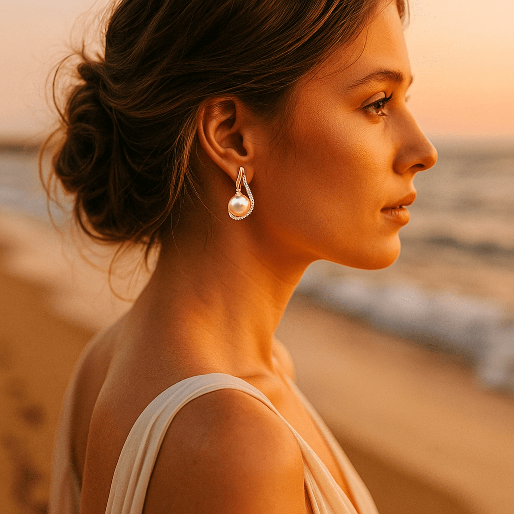Boucles d’oreilles à perles
